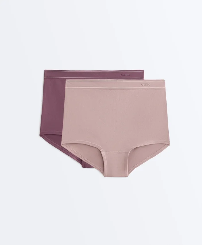 2 braguitas shortie sin costuras y de tacto Soft Touch 2 braguitas shortie sin costuras y de tacto Soft Touch