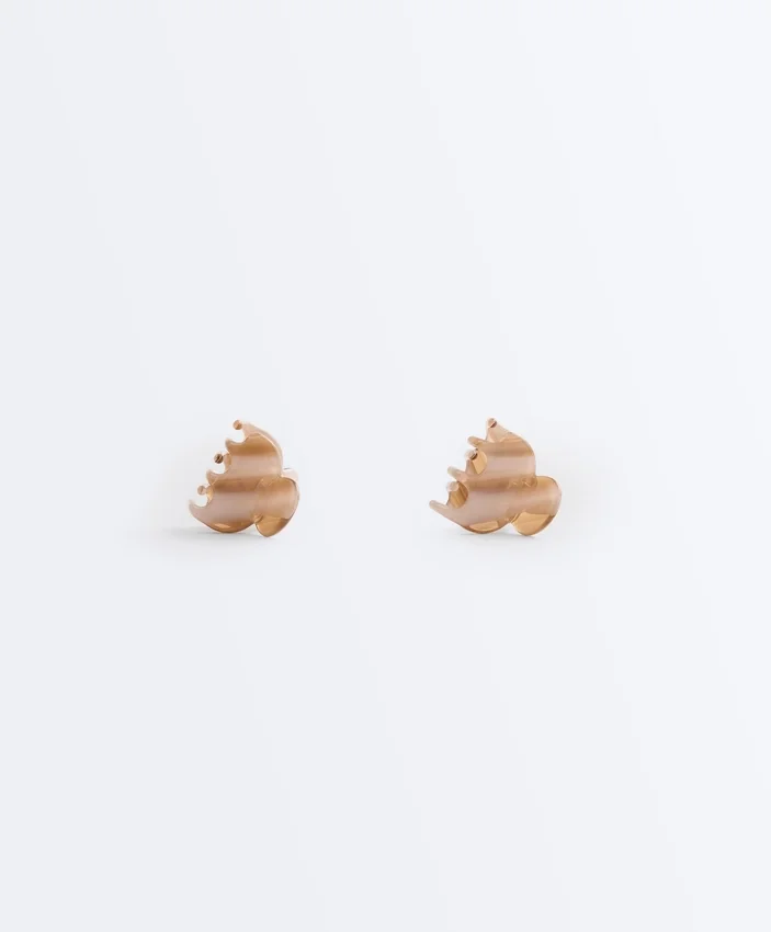2 mini pinzas para el pelo estampadas 2 mini pinzas para el pelo estampadas