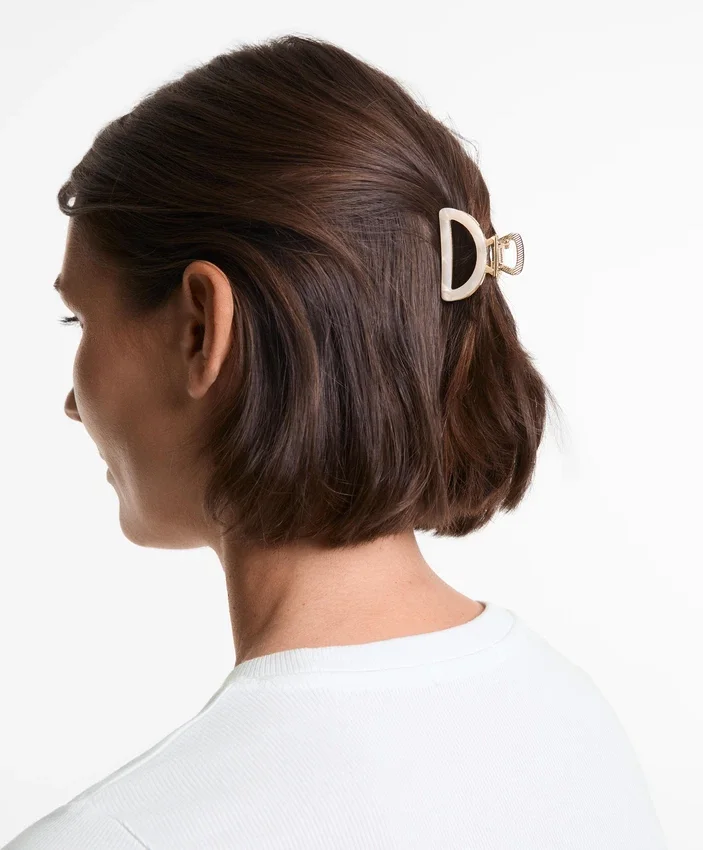 2 mini pinzas para el pelo metalizadas 2 mini pinzas para el pelo metalizadas