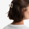 2 mini pinzas para el pelo metalizadas 2 mini pinzas para el pelo metalizadas