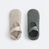 2 pares de calcetines acolchados de mezcla de algodón para yoga y pilates con tiras cruzadas 2 pares de calcetines acolchados de mezcla de algodón para yoga y pilates con tiras cruzadas