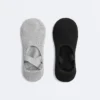 2 pares de calcetines acolchados de mezcla de algodón para yoga y pilates con tiras cruzadas 2 pares de calcetines acolchados de mezcla de algodón para yoga y pilates con tiras cruzadas