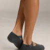 2 pares de calcetines acolchados de mezcla de algodón para yoga y pilates con tiras cruzadas