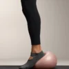 2 pares de calcetines acolchados de mezcla de algodón para yoga y pilates con tiras cruzadas