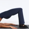 2 pares de calcetines acolchados de mezcla de algodón para yoga y pilates con tiras cruzadas 2 pares de calcetines acolchados de mezcla de algodón para yoga y pilates con tiras cruzadas