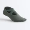 2 pares de calcetines acolchados de mezcla de algodón para yoga y pilates con tiras cruzadas 2 pares de calcetines acolchados de mezcla de algodón para yoga y pilates con tiras cruzadas