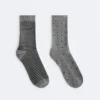 2 pares de calcetines clásicos 55 % modal y 10 % cachemira 2 pares de calcetines clásicos 55 % modal y 10 % cachemira