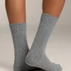 2 pares de calcetines clásicos acanalados 2 pares de calcetines clásicos acanalados