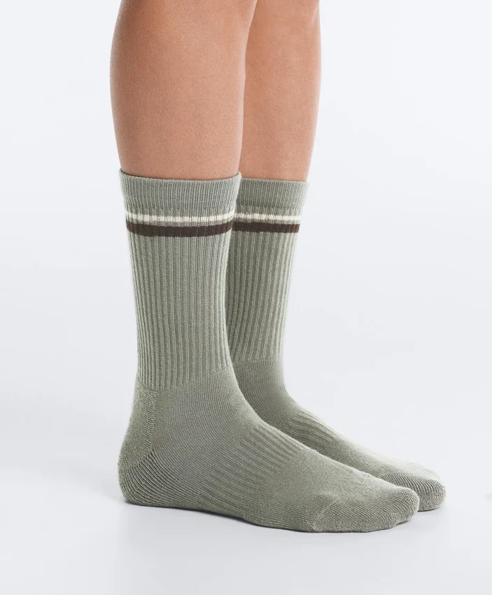 2 pares de calcetines clásicos de mezcla de algodón para yoga y pilates 2 pares de calcetines clásicos de mezcla de algodón para yoga y pilates