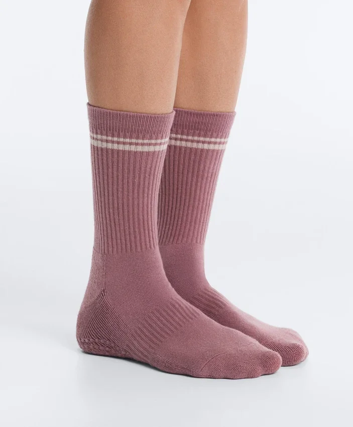 2 pares de calcetines clásicos de mezcla de algodón para yoga y pilates 2 pares de calcetines clásicos de mezcla de algodón para yoga y pilates