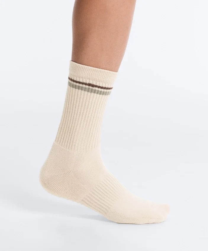 2 pares de calcetines clásicos de mezcla de algodón para yoga y pilates 2 pares de calcetines clásicos de mezcla de algodón para yoga y pilates