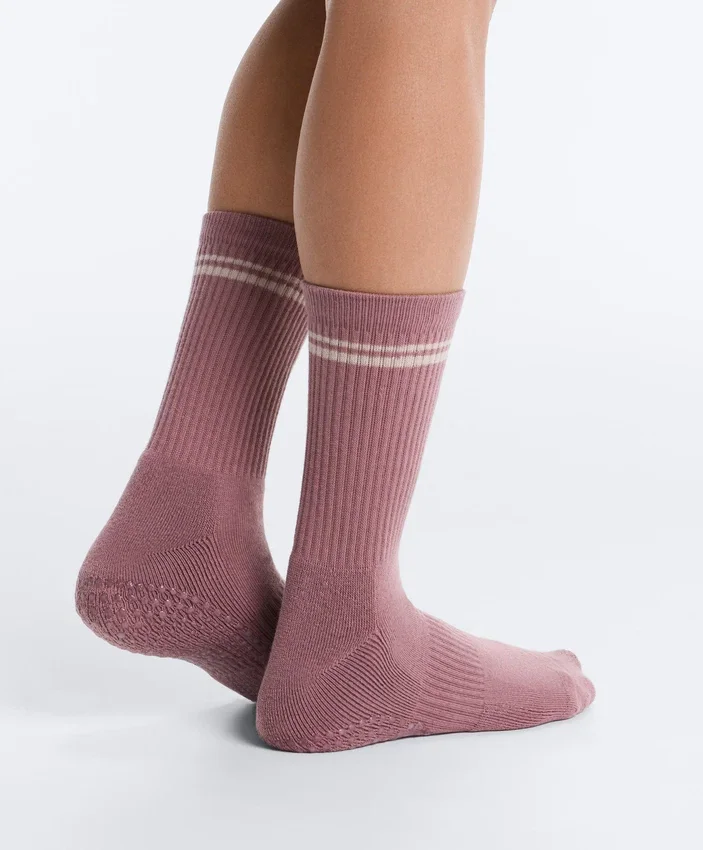 2 pares de calcetines clásicos de mezcla de algodón para yoga y pilates 2 pares de calcetines clásicos de mezcla de algodón para yoga y pilates