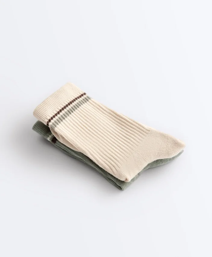 2 pares de calcetines clásicos de mezcla de algodón para yoga y pilates 2 pares de calcetines clásicos de mezcla de algodón para yoga y pilates