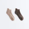 2 pares de calcetines cortos de mezcla de poliamida para yoga y pilates 2 pares de calcetines cortos de mezcla de poliamida para yoga y pilates