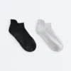 2 pares de calcetines cortos de mezcla de poliamida para yoga y pilates 2 pares de calcetines cortos de mezcla de poliamida para yoga y pilates