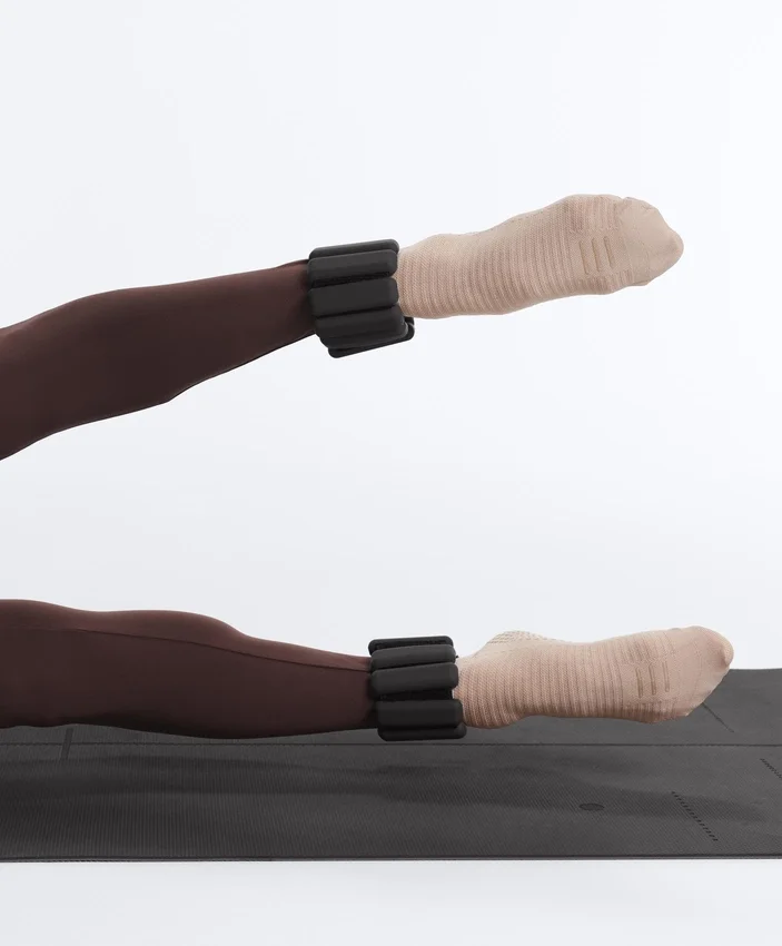 2 pares de calcetines cortos de mezcla de poliamida para yoga y pilates 2 pares de calcetines cortos de mezcla de poliamida para yoga y pilates