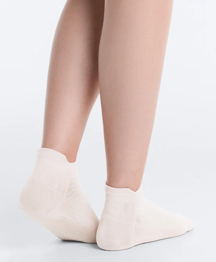 2 pares de calcetines cortos de mezcla de poliamida para yoga y pilates 2 pares de calcetines cortos de mezcla de poliamida para yoga y pilates