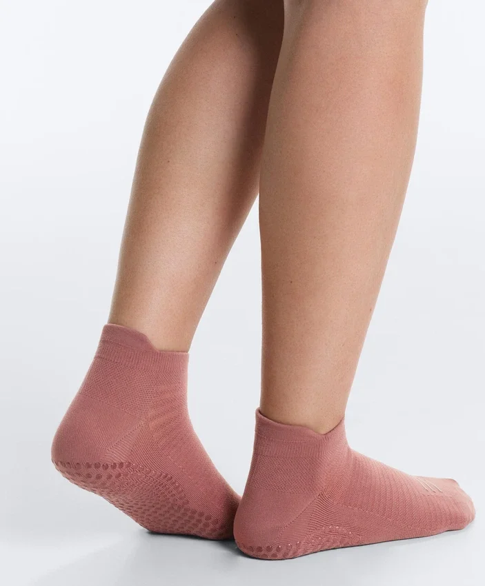 2 pares de calcetines cortos de mezcla de poliamida para yoga y pilates 2 pares de calcetines cortos de mezcla de poliamida para yoga y pilates