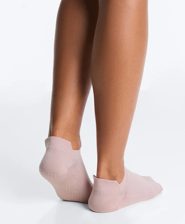 2 pares de calcetines cortos de mezcla de poliamida para yoga y pilates 2 pares de calcetines cortos de mezcla de poliamida para yoga y pilates