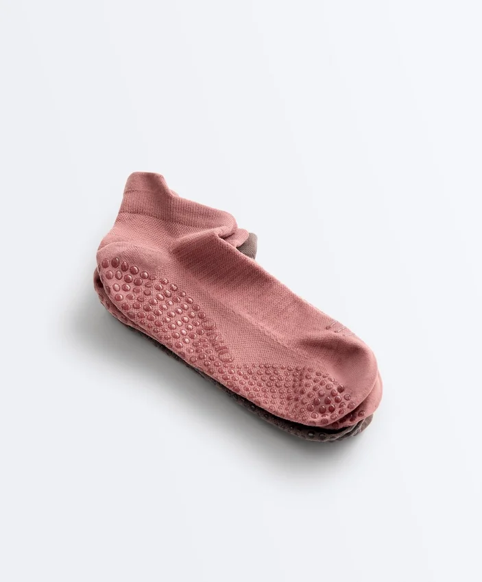 2 pares de calcetines cortos de mezcla de poliamida para yoga y pilates 2 pares de calcetines cortos de mezcla de poliamida para yoga y pilates