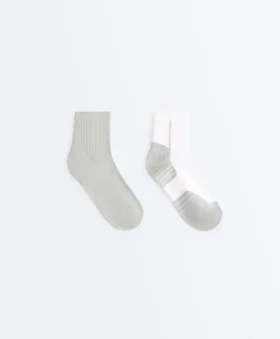 2 pares de calcetines cortos de running de mezcla de poliamida