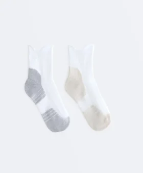 2 pares de calcetines cortos de running de mezcla de poliamida