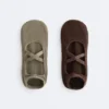 2 pares de calcetines de mezcla de algodón con tiras cruzadas para yoga y pilates 2 pares de calcetines de mezcla de algodón con tiras cruzadas para yoga y pilates