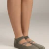 2 pares de calcetines de mezcla de algodón con tiras cruzadas para yoga y pilates 2 pares de calcetines de mezcla de algodón con tiras cruzadas para yoga y pilates