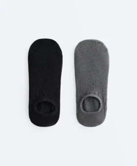 2 pares de calcetines de mezcla de algodón para yoga y pilates