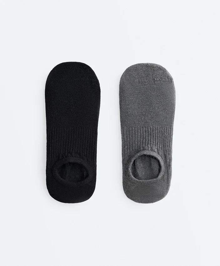 2 pares de calcetines de mezcla de algodón para yoga y pilates 2 pares de calcetines de mezcla de algodón para yoga y pilates