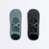 2 pares de calcetines de mezcla de algodón para yoga y pilates con tiras cruzadas