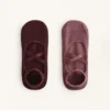 2 pares de calcetines de mezcla de algodón para yoga y pilates con tiras cruzadas 2 pares de calcetines de mezcla de algodón para yoga y pilates con tiras cruzadas