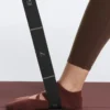 2 pares de calcetines de mezcla de algodón para yoga y pilates con tiras cruzadas
