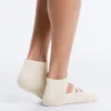 2 pares de calcetines de mezcla de algodón para yoga y pilates con tiras cruzadas