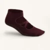 2 pares de calcetines de mezcla de algodón para yoga y pilates con tiras cruzadas 2 pares de calcetines de mezcla de algodón para yoga y pilates con tiras cruzadas