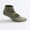 2 pares de calcetines de mezcla de algodón para yoga y pilates con tiras cruzadas 2 pares de calcetines de mezcla de algodón para yoga y pilates con tiras cruzadas