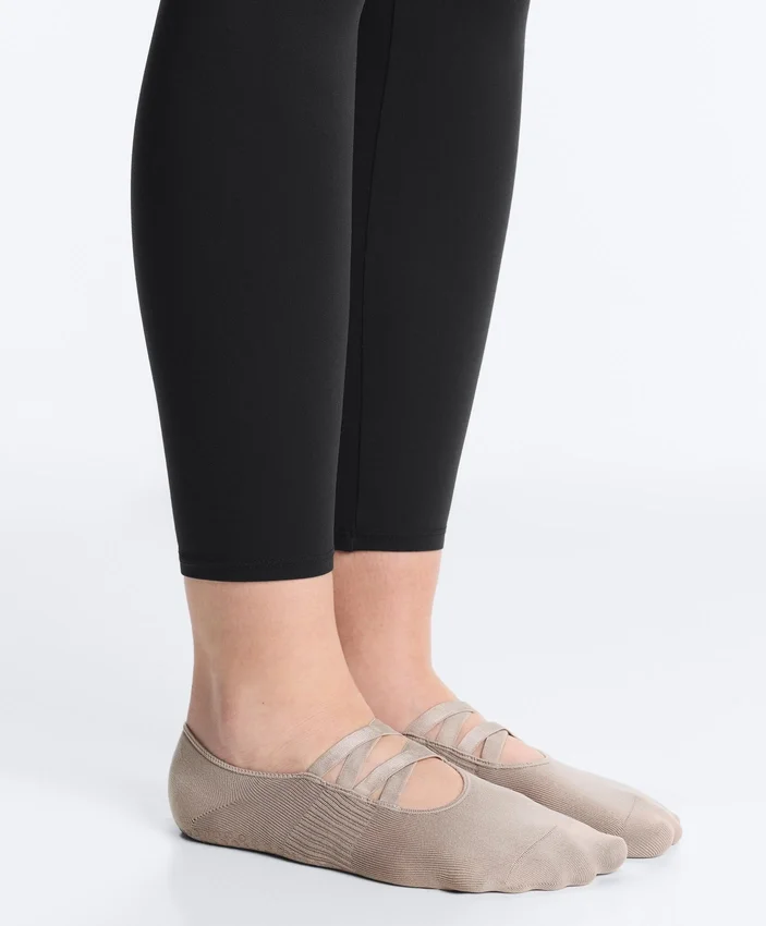 2 pares de calcetines de mezcla de poliamida para yoga y pilates con doble banda 2 pares de calcetines de mezcla de poliamida para yoga y pilates con doble banda