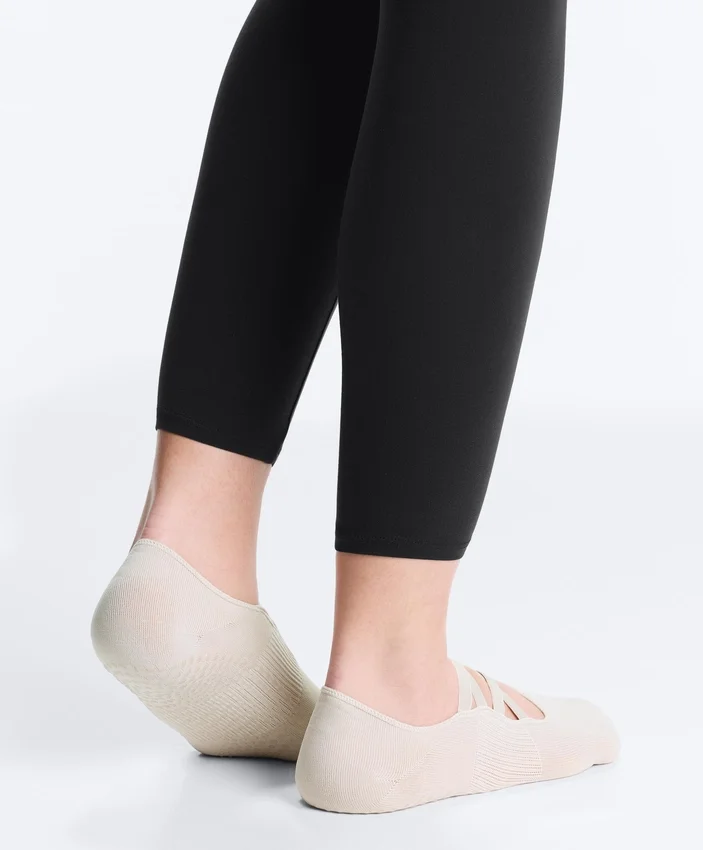 2 pares de calcetines de mezcla de poliamida para yoga y pilates con doble banda 2 pares de calcetines de mezcla de poliamida para yoga y pilates con doble banda