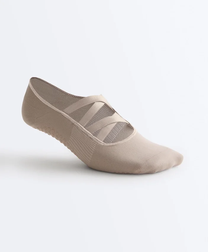 2 pares de calcetines de mezcla de poliamida para yoga y pilates con doble banda 2 pares de calcetines de mezcla de poliamida para yoga y pilates con doble banda