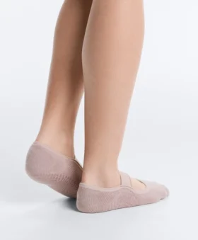 2 pares de calcetines invisibles acolchados de mezcla de algodón para yoga y pilates con banda ancha 2 pares de calcetines invisibles acolchados de mezcla de algodón para yoga y pilates con banda ancha