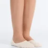 2 pares de calcetines invisibles de corte medio de mezcla de algodón acanalado 2 pares de calcetines invisibles de corte medio de mezcla de algodón acanalado