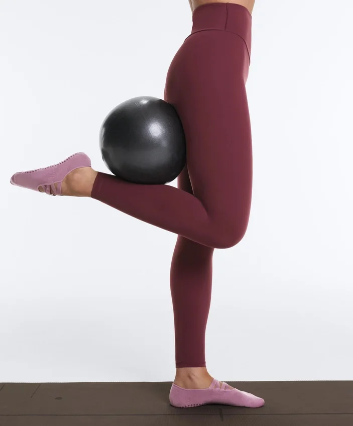 2 pares de calcetines invisibles de mezcla de poliamida para yoga y pilates con doble banda 2 pares de calcetines invisibles de mezcla de poliamida para yoga y pilates con doble banda