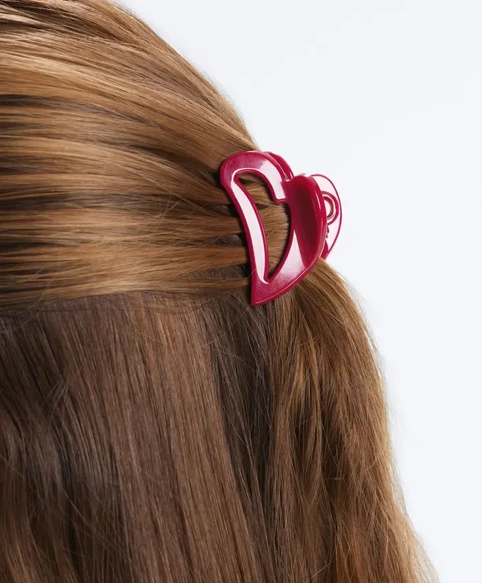 2 pinzas para el pelo con forma de corazón 2 pinzas para el pelo con forma de corazón