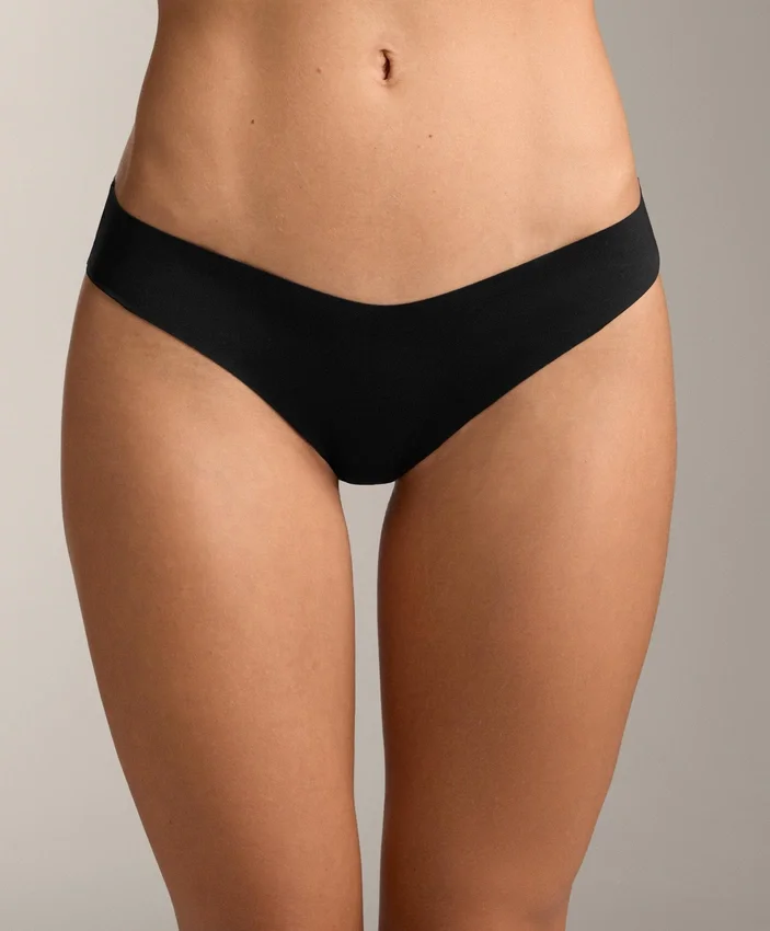 3 braguitas clásicas de bikini de mezcla de poliamida con corte en V invisible 3 braguitas clásicas de bikini de mezcla de poliamida con corte en V invisible