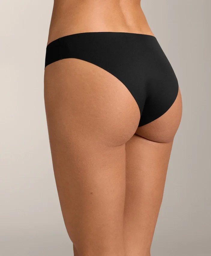3 braguitas clásicas de bikini de mezcla de poliamida con corte en V invisible 3 braguitas clásicas de bikini de mezcla de poliamida con corte en V invisible