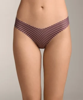 3 braguitas de bikini clásicas con corte en V, invisibles, de mezcla de poliamida y corte láser