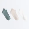 3 pares de calcetines de deporte de mezcla de poliamida con lengüeta en el talón