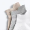 3 pares de calcetines de deporte de mezcla de poliamida con lengüeta en el talón 3 pares de calcetines de deporte de mezcla de poliamida con lengüeta en el talón
