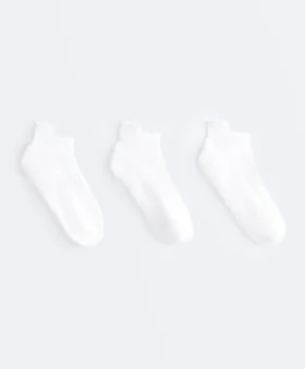 3 pares de calcetines deportivos de mezcla de algodón con lengüeta en el talón 3 pares de calcetines deportivos de mezcla de algodón con lengüeta en el talón