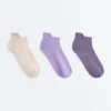 3 pares de calcetines deportivos de mezcla de poliamida con lengüeta en el talón 3 pares de calcetines deportivos de mezcla de poliamida con lengüeta en el talón